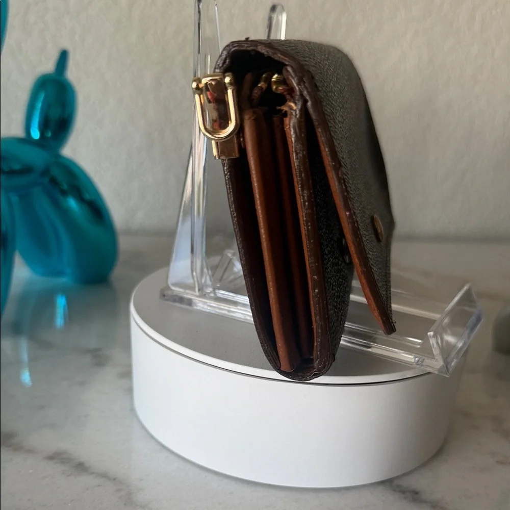 Louis Vuitton Monogram Porte Monnaie Billets Tresor Wallet Crossbody Conversion✨ - Picture 6 of 12